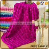 New Arrival Fitted Size and Pattern Satin Wedding Rosette Vinyl Argos Banquet Tablecloths thumbnail-1