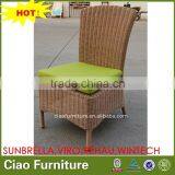 Patio Synthetic Rattan Chair Outdoor Round Wicker Chair thumbnail-1
