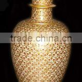 Marble Flower Vase, Decorative Flower Pot, Hand Made Marble Flower Vases, Craft Flower Pot, Flowers Pot, thumbnail-1