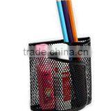 Black Metal Mesh Magnetic Pen Holder For Home/Office/School thumbnail-2