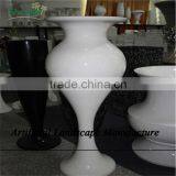 SJZJN 2660 Decorative Small Round Fiberglass Clay Garden Pots, Fiberglass Clay Garden Planters thumbnail-3