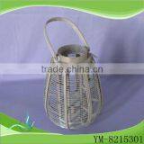 Garden Lantern Wicker Lantern Wood Lantern thumbnail-1