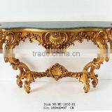 Reproduction Baroque Style Living Room Furniture Set Console Table thumbnail-2