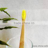 Color Bristle Bamboo Handle Toothbrush thumbnail-1