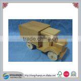 7" Wooden Model Car Retro Antique Truck Model Decoration BEST KIDS GIFT thumbnail-4