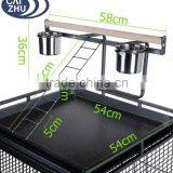 Parrot Pet Aviary Bird Cage 170cm Black Shopiverse Deal thumbnail-3