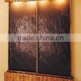 Indoor Stainless Steel Waterfall Wall Mounted Water Features and Fountains Spa Waiting Room Decor thumbnail-1