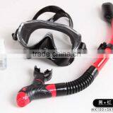 Hot CE Approval Adult Snorkelling Set,Silicone Diving Mask, Dry Snorkel(MK100+SK900) thumbnail-2