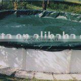 Above Ground Pool Cover Dust Cover Leaf Cover With Winch Cable thumbnail-1