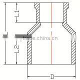 HIGH QUANLITY MALE &FEMALE REDUCING COUPLING OF PVC DIN STANDARD FITTINGS FOR WATER SUPPLY thumbnail-2