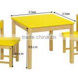 Children Folding Table, Children Wood Table and Chairs thumbnail-1
