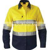 100 % Cotton Hi-viz Anti-Insect Shirt for Mining Worker thumbnail-1