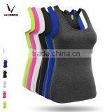 Wholesale Quick Dry Athletic Fitness Womens Workout Sport Tank Tops thumbnail-1