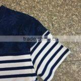 Men Stocklots 60%cotton40%polyester Stripe Print T-shirt thumbnail-2