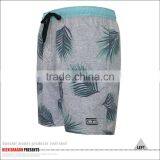 Leaf Print Swimming Wear Custom Logo Popular Mens Summer Shorts thumbnail-3