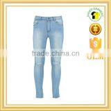 Popular Washed Jeans Pale Blue Jeans High Quality Jeans Trousers thumbnail-3