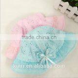 Baby Lace Little Girls Princess Lace Hollow Out Bowknot Kids Sunhat thumbnail-1