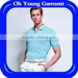Fashion Mercerized Cotton Men t Shirt Polo thumbnail-1