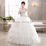 2016 Sweetheart Ivory Wedding Dress Bride Gowns thumbnail-4