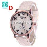 Newest Wooden Leather Watch Custom Logo Fashion Wrist Watch thumbnail-1