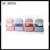 New Fashion Personalized Striped Seersucker Bag thumbnail-5