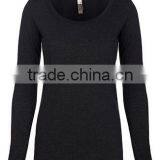 Next Level Apparel Ladies' Tri-Blend Long Sleeve Scoop Tee - Made From Polyester, Cotton and Rayon Jersey. Comes With Your Logo. thumbnail-6