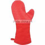 Silicone Grilling Mitt - Mitt's Long Length Perfect for Cooking Items on the Grill, Tested to Withstand Heats up to 204'F/400'F thumbnail-5