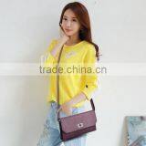 PU Leather Polyester Solid 82694 Girls Shoulder Long Strip Bag thumbnail-5