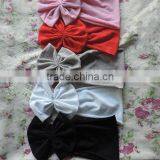 New Style Cute Baby Hair Bands Children Cotton Knit Hair Accessories Fashion Cotton Elactic Bands Wholesale Girls Bowknot Bands thumbnail-1