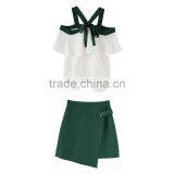 Dress In Casual Dresses 2017 New Designs Elegant Wedding Fawors Daily Off The Shoulder Sexy Dresses Two Pieces thumbnail-5