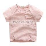 Wholesale Summer Cotton Short Sleeves Boys Kids Round Neck T-shirt thumbnail-6