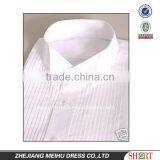 2016 Man's CVC White Long Sleeve Wing Tip Collar Tuxedo Shirt thumbnail-1