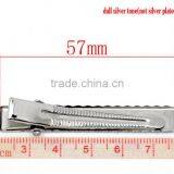 Custom 40PCs/pack Silver Tone Prong Barrettes Decorative Hair Clips thumbnail-3