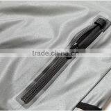 Keep Warm in the Winter Metallic Silver Retro Reflective Jacket With Fleece Inside thumbnail-4