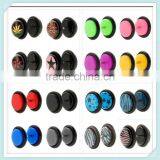 Different Design Fake Cheater Plug Acrylic Earrings Body Piercing Jewelry thumbnail-1