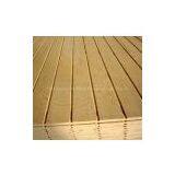 Wall Decorative Grooved Paper Overlay Plywood thumbnail-2