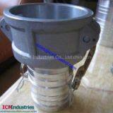 Aluminum Cam Lock Fitting Type C Hose End Machined thumbnail-2