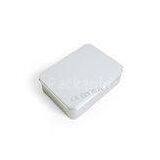 Custom Gift Tin Box Printed Porker Chips Pvc Window Rectangular Tin Containers