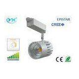Exhibition LED Track Light Dimmable , 15 Watt Pure White Track Lights