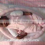 18 Inches Black Skin Dolls Lovely Baby Dolls Latin African American Silicone Baby Dolls for Kids thumbnail-3