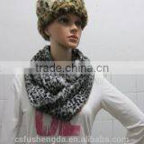 Fashion Hot Sell Fur Hoodie Winter Warm Scarf New Design