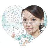 Sublimation Heat Transfer Heart Shape Magnetic Jigsaw thumbnail-1