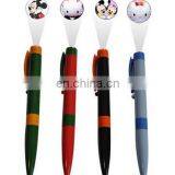 Multi Function School Used Led Pen Projection Logo Plastic Pen thumbnail-4