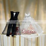 Unique decorative bride and groom candy favor bag