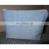 Personalised Make Up Bag Cosmetic Bag Denim Make Up Bag Cotton thumbnail-1