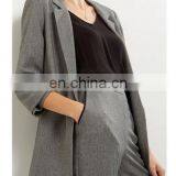 Latest Ladies Slim Fit Casual Blazer Designs With Contrast Trim thumbnail-2