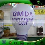 Indoor Hanging Style Giant Inflatable Light Bulb , PVC Advertising Inflatable LED Lamp , Party Decoration Balloon Model