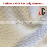 SHAOXING Importers 96% Polyester 4%spandex Textured Double Knit Jacquard Fabric