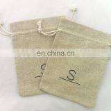 Jute Wedding Favor Pouches Drawstring Pouches Small Jewelry Bags 10*15cm thumbnail-3