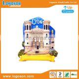 Customised France Lyon Tourist Souvenir Resin Fridge Magnet